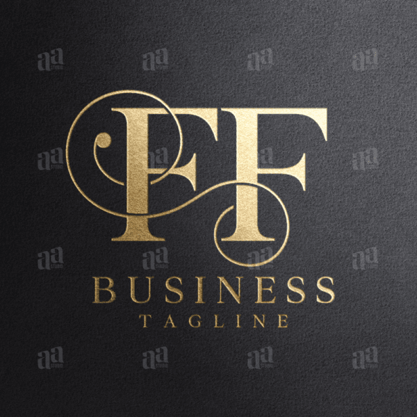 Premium and Luxury Letter FF Logo, fashion logo.
