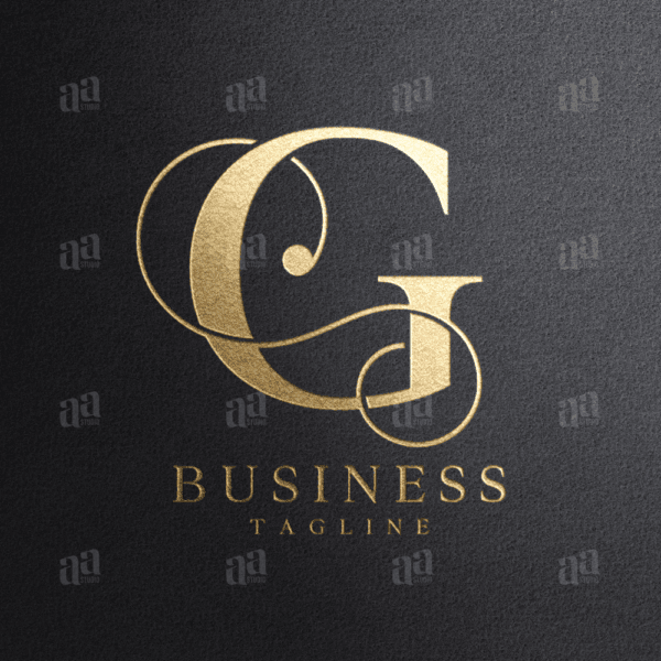Luxury and premium decorative initial Letter G Logo, fashion logo.