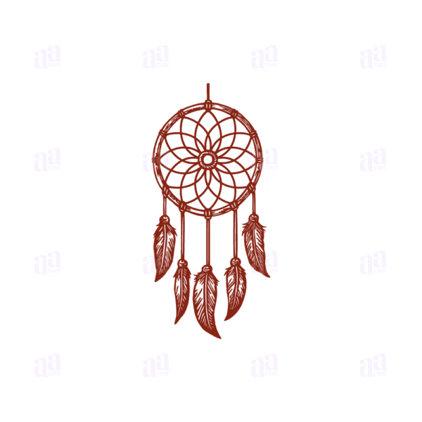 Vintage hand drawn dream catcher, vector illustration.