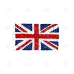 Hand Drawn United Kingdom Flag Illustration