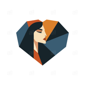 Modern Art Women Love Illustration