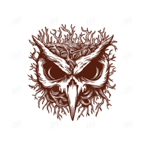 Nature Decorative Owl Illustration