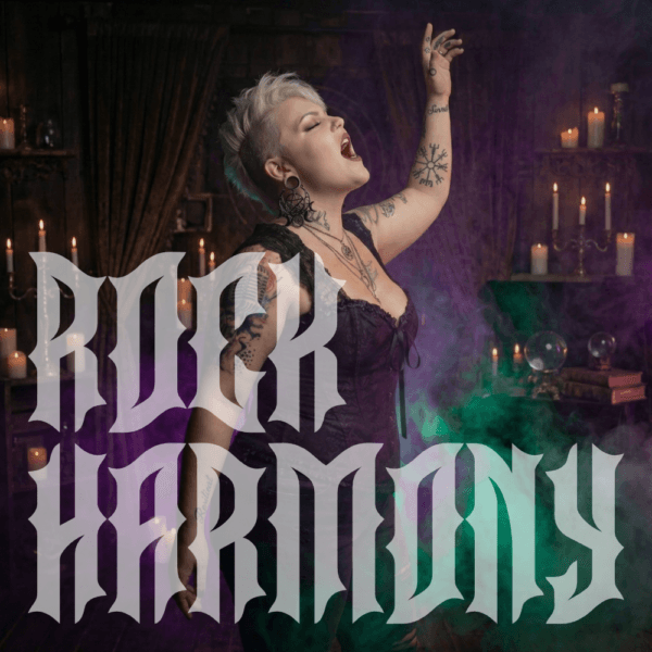 Grunge and metal Rock Harmony font, decorative font.