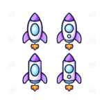Rocket Illustration Set