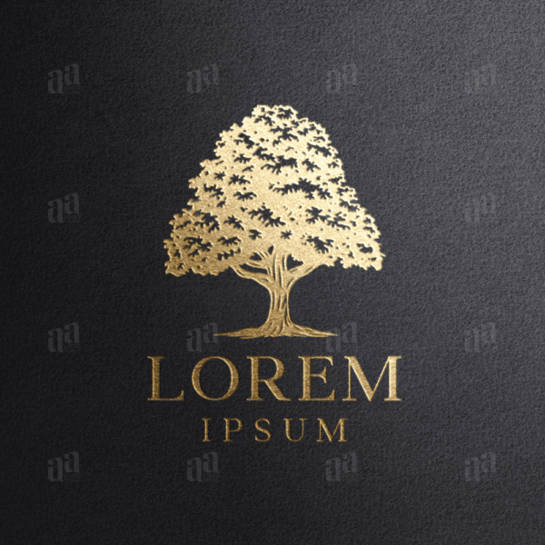 Luxury and Classic Oak Tree Logo, premium logo.