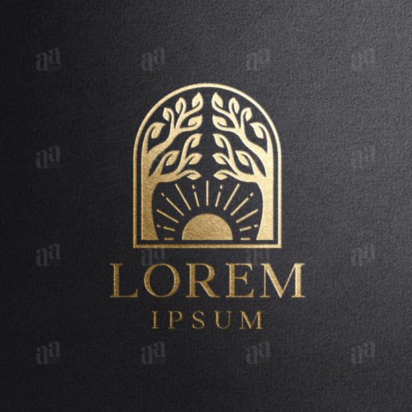 Modern and luxury Oak Tree Logo, premium logo.
